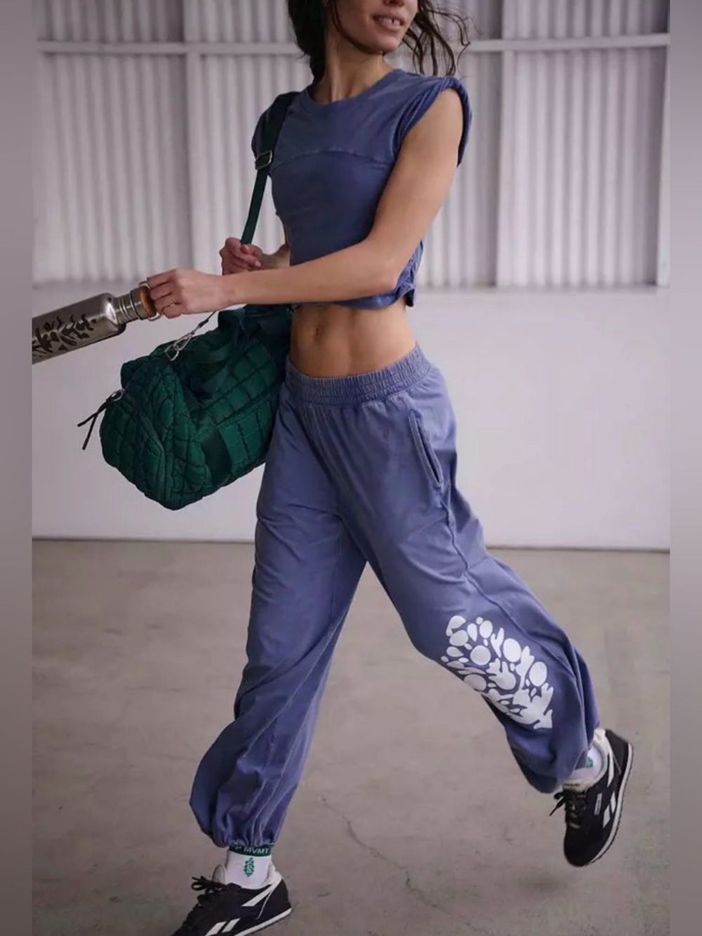 NWT Free People FP Movement Logo Hot Shot Crossover Set Xs - Picture 3 of 5